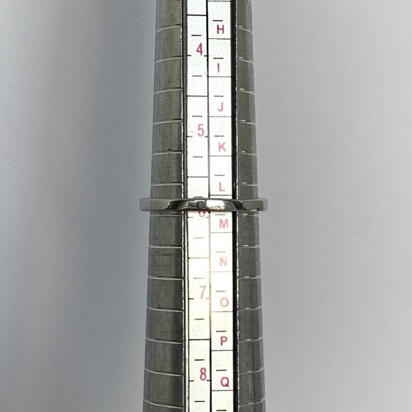 Sterling Silver 925 Thailand Faceted Prong Set Rose Quartz Pink CZ Ring Sz 5.75 - Picture 9 of 16